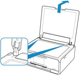 キヤノン：PIXUS マニュアル｜TS8130 series｜原稿台カバーの取り外し